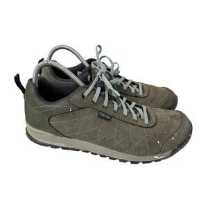 Oboz Bozeman Low Shoes Women’s Size 10.5 Leather Hiking Trail Gray